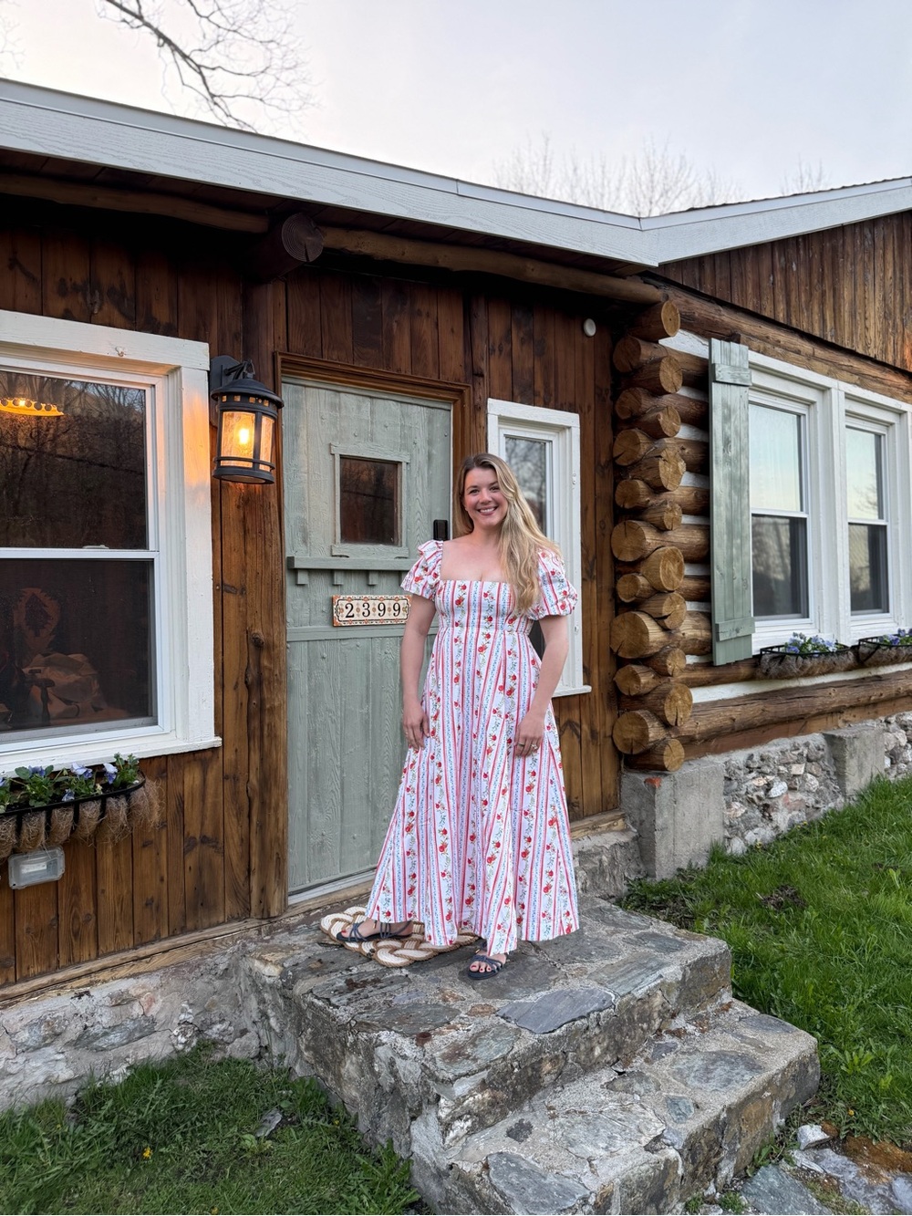 Hill House Home Matilda Maxi Dress with Puff Sleeves
